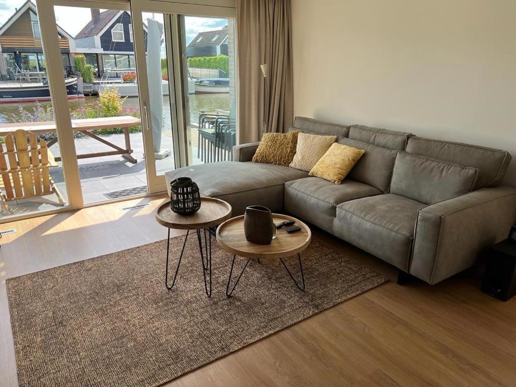 Vakantiehuis Aan Het Water Indijk Bagian luar foto